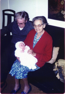 Allan and Althea Long pictured soon after the birth of their first great-grandchild, Adam, on June 27, 1972.